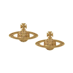 Vivienne Westwood 西太后經典土星耳環 金色