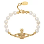 Vivienne Westwood Mini bas relief 浮雕珍珠手鍊