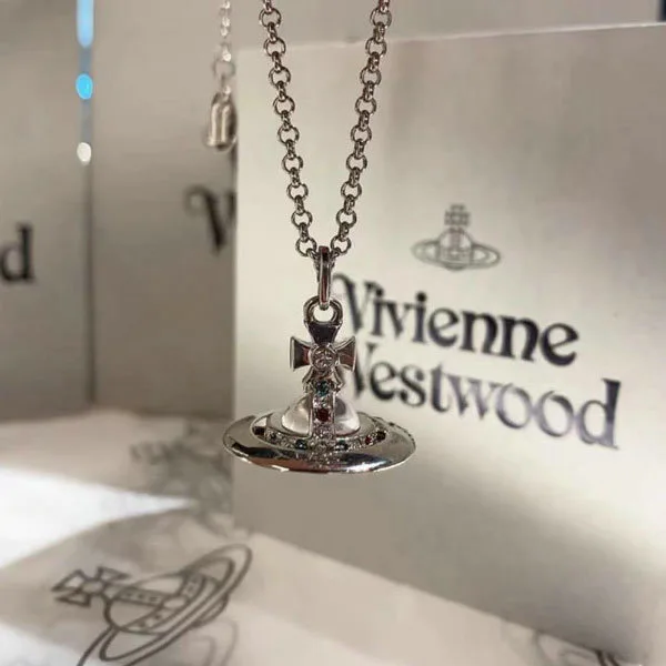Vivienne Westwood Tiny Orb 立體土星吊墜項鍊
