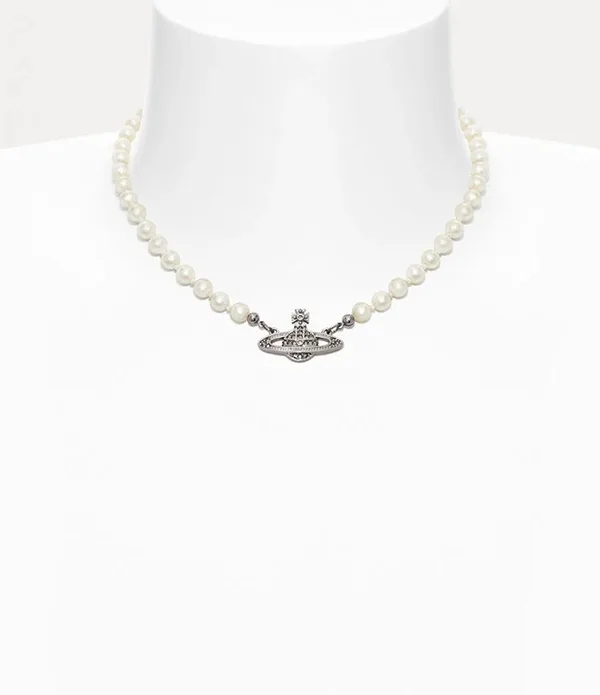 Vivienne Westwood Mini Bas Relief 珍珠項鍊